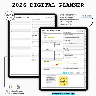 Planiva digital planner preview 1