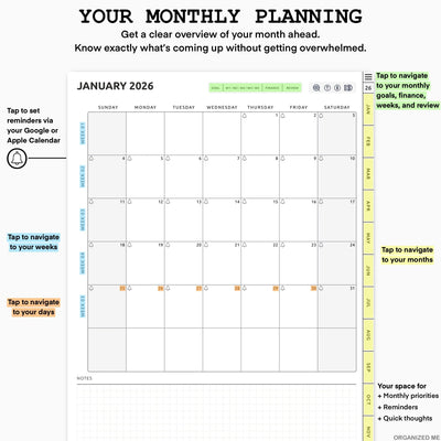 Planiva digital planner preview 2