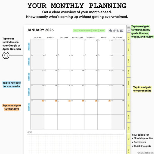 Planiva digital planner preview 2