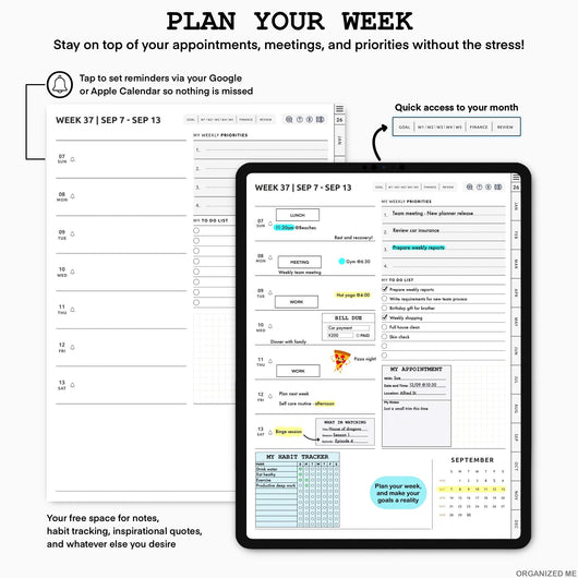 Planiva digital planner preview 3