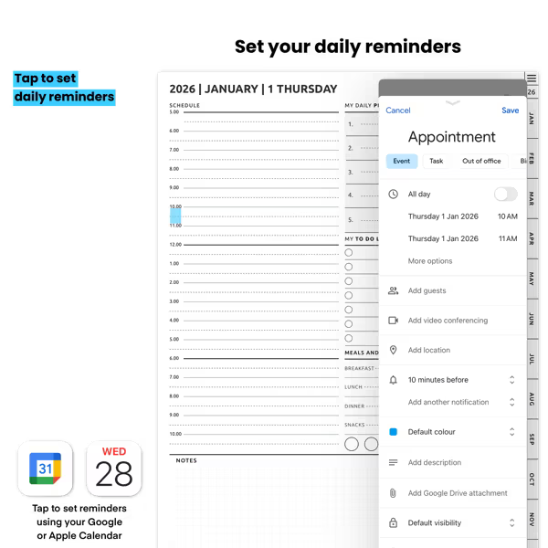 Planner feature
